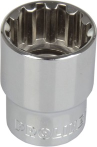 PROLINE Spline nasadni ključ M27, 1/2"